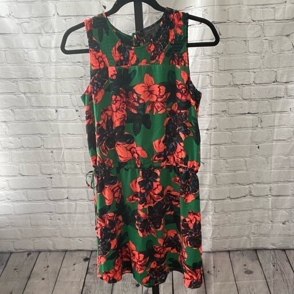 Vince Camuto Batik Sleeveless Floral Dress Small - Picture 3 of 7